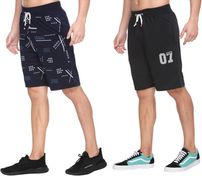Basis Printed Men Multicolor Basic Shorts