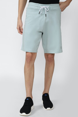 VAN HEUSEN Solid Men Blue Regular Shorts