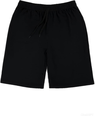 Vame Lifestyle Solid Men Black Basic Shorts