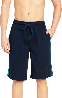 JOCKEY Striped Men Dark Blue Regular Shorts