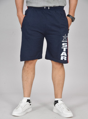 Rozy styles Solid Men Blue Basic Shorts