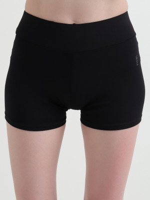 PROWL by Tiger Shroff Solid Women Black Gym Shorts