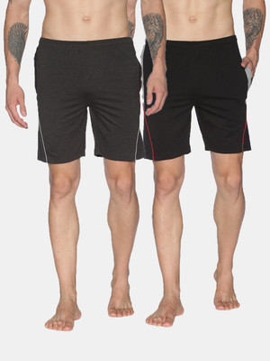 Dollar Solid Men Multicolor Regular Shorts