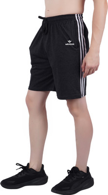 Wrodss Solid Men Brown Casual Shorts