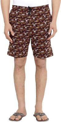 Bumchums Printed Men Multicolor Bermuda Shorts