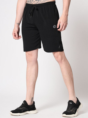 Endeavour Wear Solid Men Black Regular Shorts