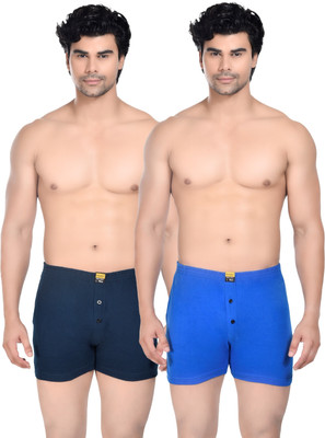 Dig Sel COTTONS Solid Men Light Blue Boxer Shorts