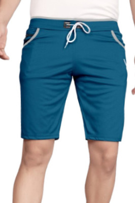 WeReKo Solid Men Reversible Blue Casual Shorts
