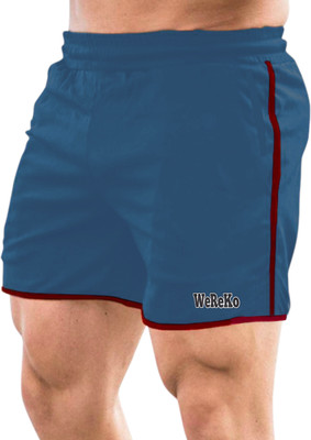 WeReKo Solid Men Reversible Multicolor Sports Shorts