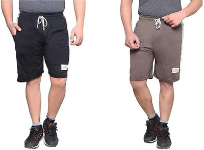 Kolva Solid Men Multicolor Running Shorts