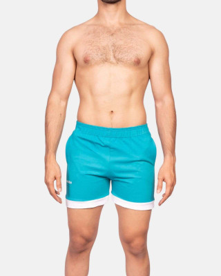 Erobold Solid Men Light Green Basic Shorts