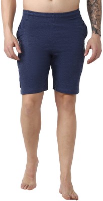 Dyca Solid Men Blue Basic Shorts