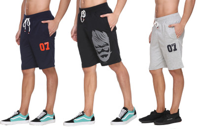 Basis Printed Men Multicolor Regular Shorts