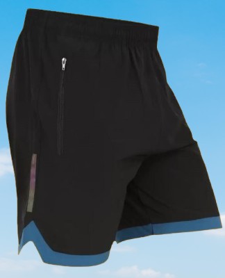 Rahul Hub Solid Men Black Compression Shorts