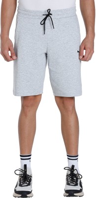 PUMA Solid Men Grey Casual Shorts
