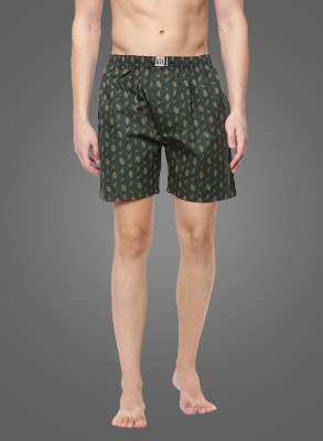 Force NXT Printed Men Green Boxer Shorts