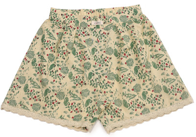 CLLING Printed Women Beige, Dark Green Boxer Shorts