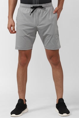 PETER ENGLAND Solid Men Grey Regular Shorts