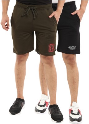 V-MART Solid Men Brown, Brown Casual Shorts