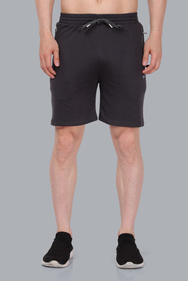 UniPearl Solid Men Black Casual Shorts