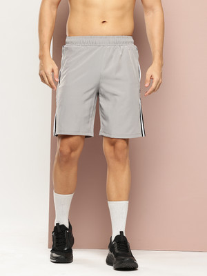 Turnfit Self Design Men Grey Running Shorts