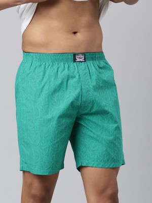 LEVI'S Self Design Men Green Boxer Shorts