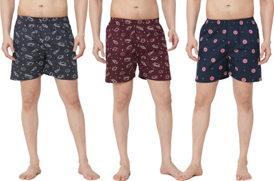 Anlon Printed Men Multicolor Boxer Shorts
