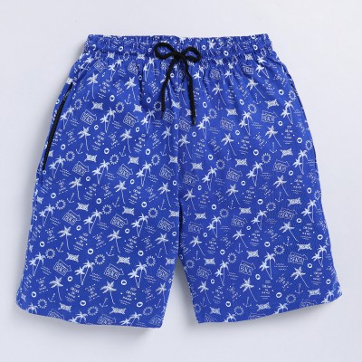 Balder Fashion Printed Men Blue Bermuda Shorts