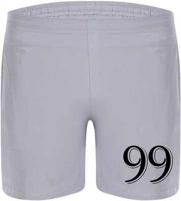 Teeglee Printed Men Grey Regular Shorts