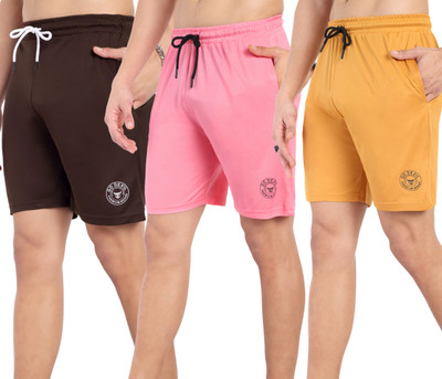 Go Devil Solid Men Multicolor Cargo Shorts