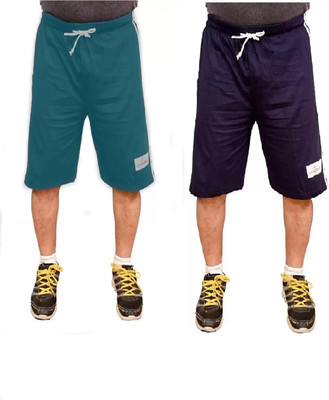 Kolva Solid Men Multicolor Running Shorts
