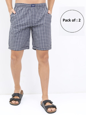 HIGHLANDER Checkered Men Multicolor Casual Shorts