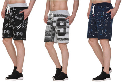 S.L. Madhok Printed Men Multicolor Regular Shorts