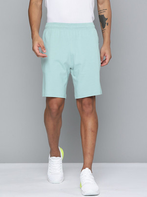 REEBOK Solid Men Green Regular Shorts