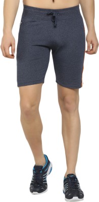 V-MART Solid Men Blue, Blue Casual Shorts