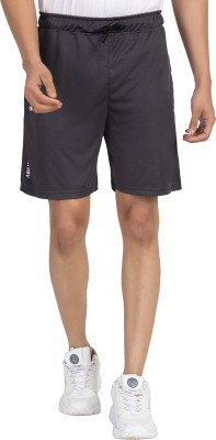 ABZJOGG Self Design Men Grey Sports Shorts