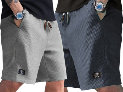 sti Solid Men Multicolor Regular Shorts