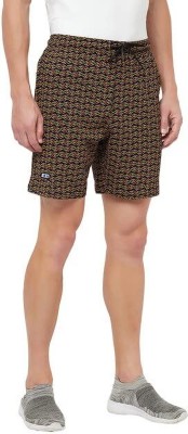 Sunil Collections Printed Men Multicolor Basic Shorts