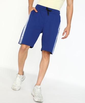 FOREVER 21 Printed Men Blue Regular Shorts