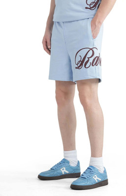 RARE RABBIT Solid Men Blue Casual Shorts