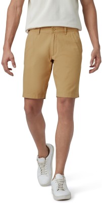 SYLZON Self Design Men Khaki Chino Shorts