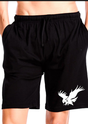adiraj enterprises Printed Men Black Running Shorts