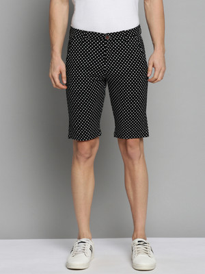 SHOWOFFFF Printed Men Black Casual Shorts