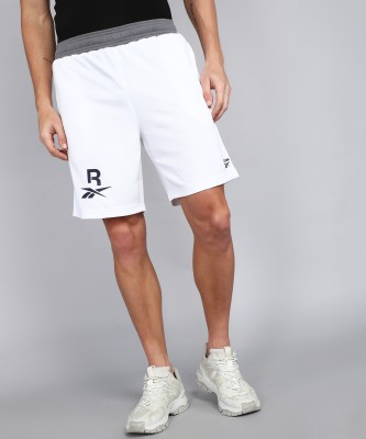 REEBOK Solid Men White Sports Shorts