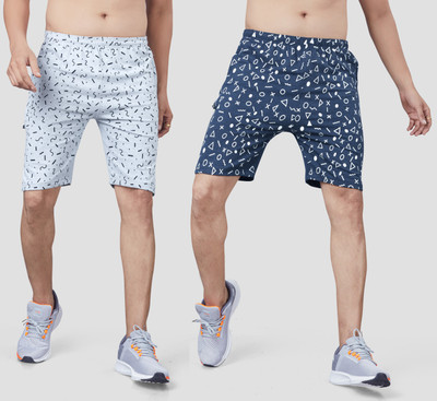 FalconTracks Printed Men Multicolor Regular Shorts