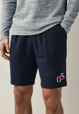 Moda Rapido Solid Men Dark Blue Casual Shorts