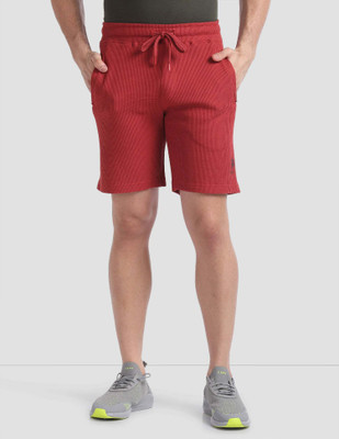 U.S. POLO ASSN. Solid Men Orange Regular Shorts