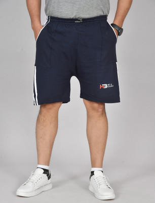 Rozy styles Solid Men Blue Basic Shorts