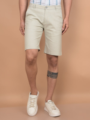 CRIMSOUNE CLUB Solid Men Beige Regular Shorts
