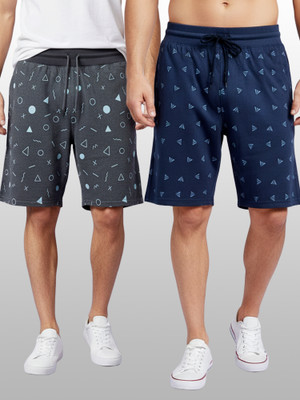 BK HOSIERY Printed Men Multicolor Bermuda Shorts